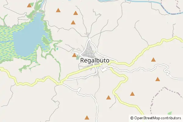 Mapa Regalbuto