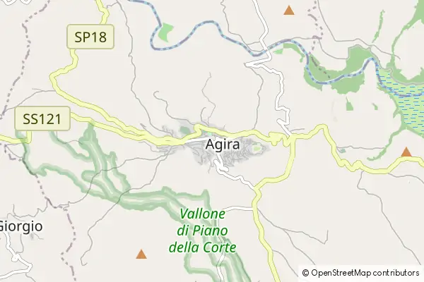 Mapa Agira