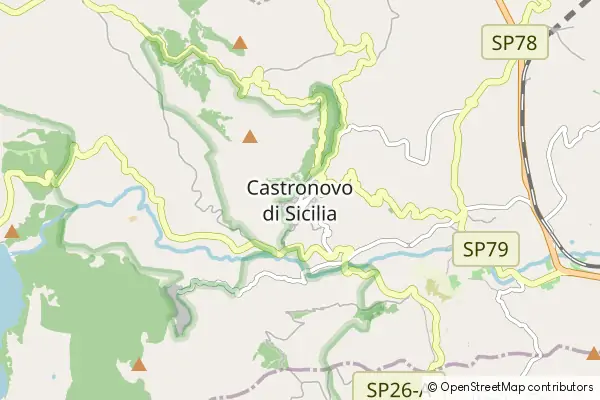 Mapa Castronovo di Sicilia