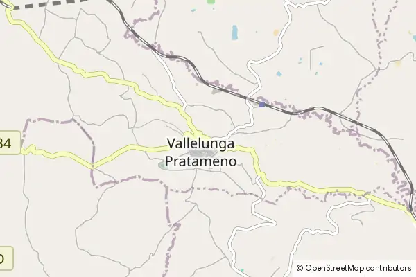 Mapa Vallelunga Pratameno