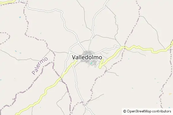 Mapa Valledolmo