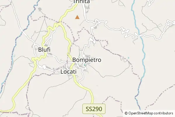 Mapa Bompietro