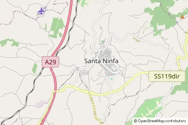 Mapa Santa Ninfa