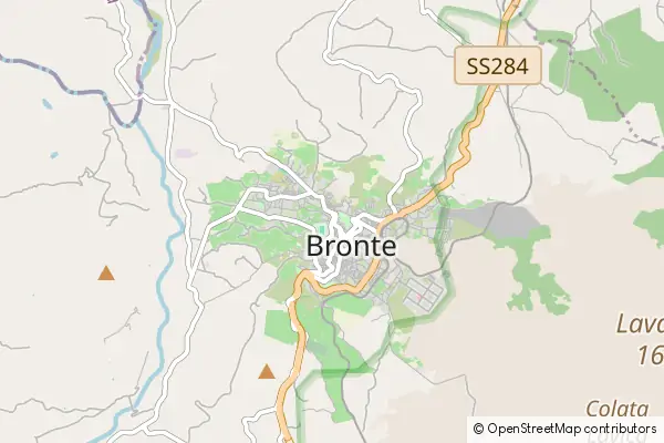 Mapa Bronte