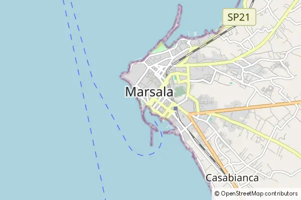 Mapa Marsala