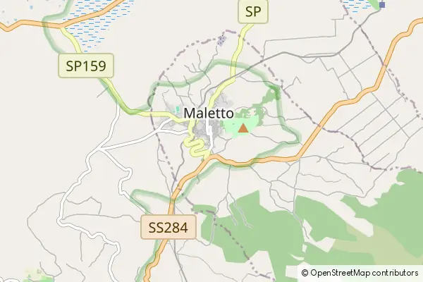 Mapa Maletto