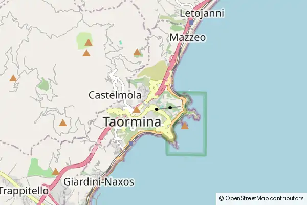 Mapa Taormina