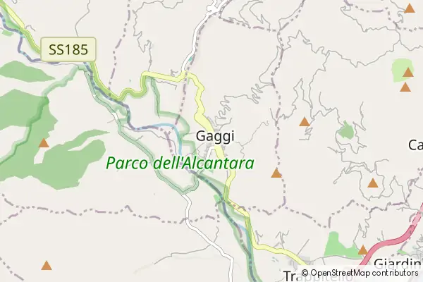 Mapa Gaggi