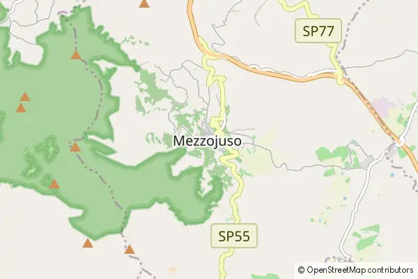 Mapa Mezzojuso