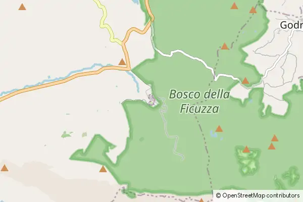 Mapa Ficuzza