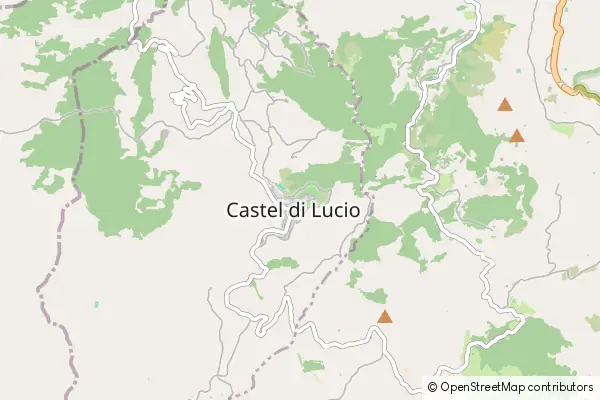 Mapa Castel di Lucio