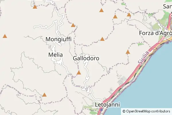 Mapa Gallodoro