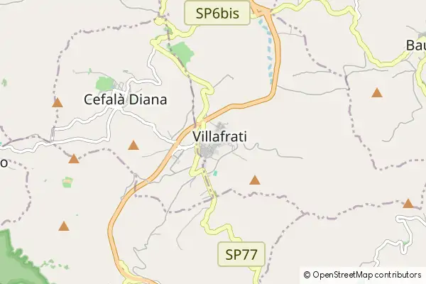 Mapa Villafrati