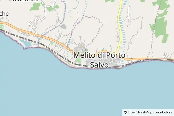 Mapa Melito di Porto Salvo