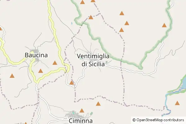 Mapa Ventimiglia di Sicilia