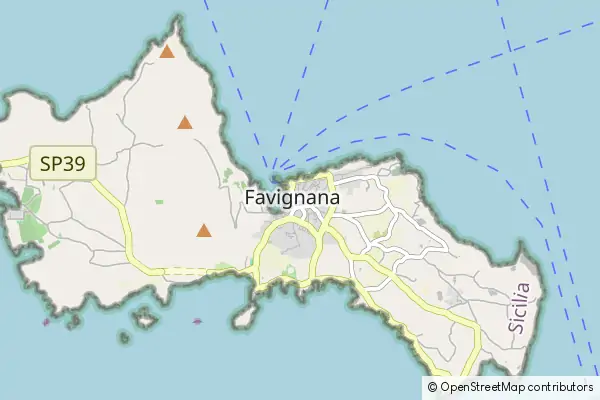 Mapa Favignana