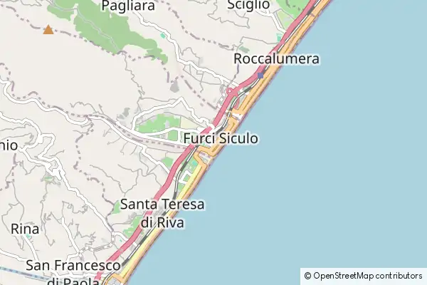 Mapa Furci Siculo