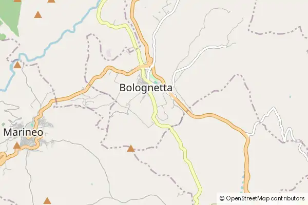 Mapa Bolognetta