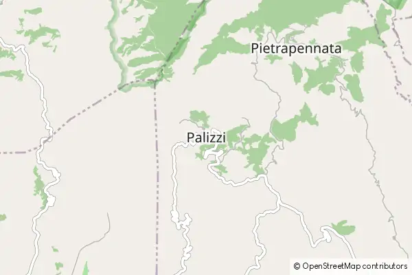 Mapa Palizzi