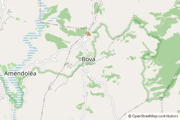 Mapa Bova