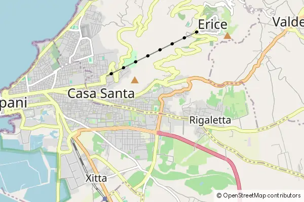 Mapa Erice