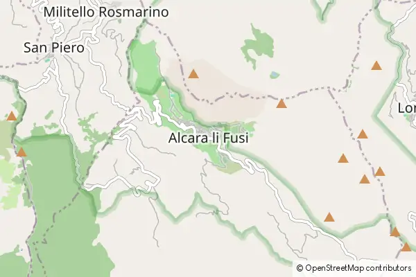 Mapa Alcara li Fusi