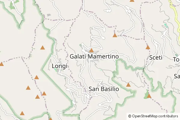 Mapa Galati Mamertino