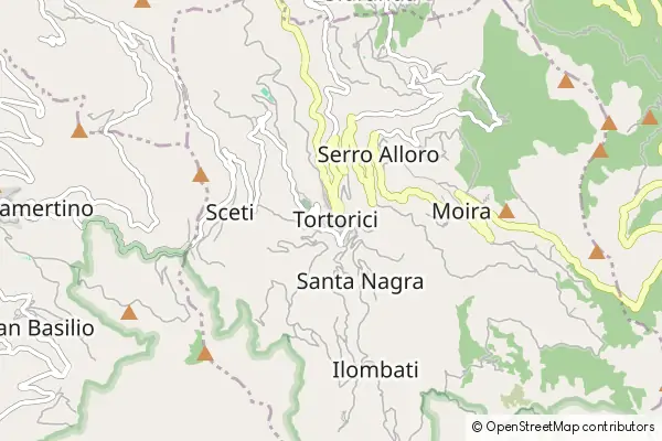 Mapa Tortorici