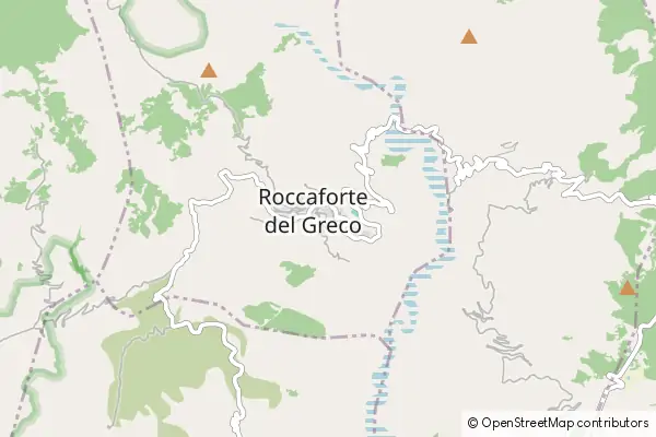 Mapa Roccaforte del Greco