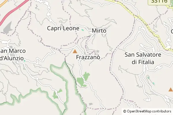 Mapa Frazzanò