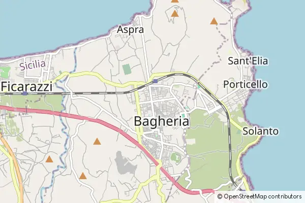 Mapa Bagheria