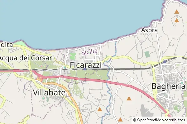 Mapa Ficarazzi