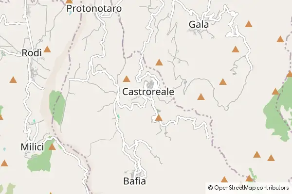 Mapa Castroreale