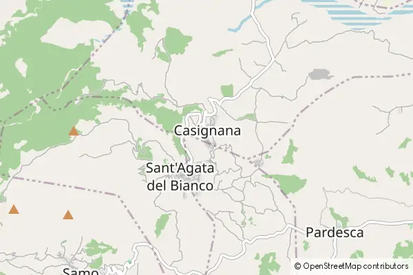 Mapa Casignana