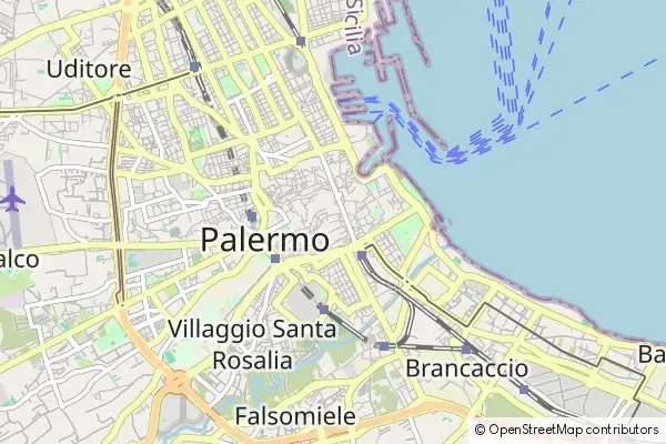 Mapa San Nicola l'Arena