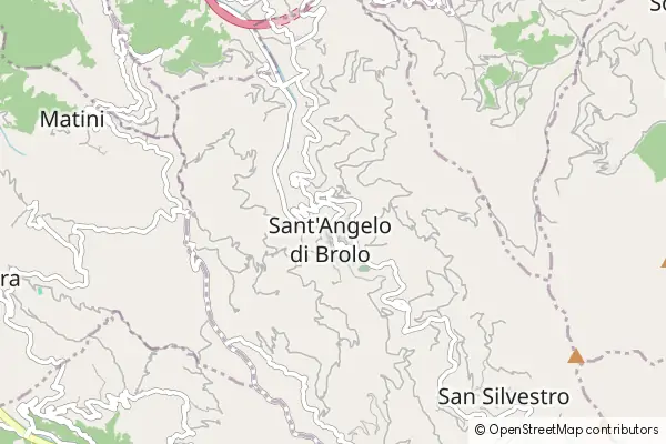 Mapa Sant'Angelo di Brolo