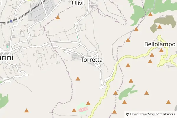 Mapa Torretta