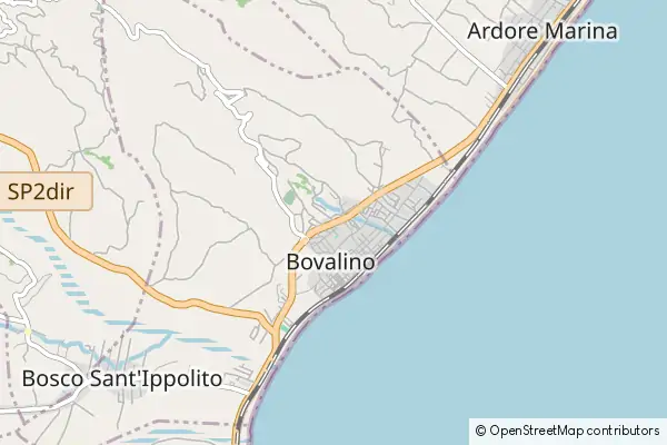 Mapa Bovalino