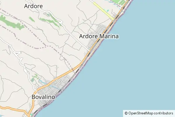 Mapa Ardore Marina