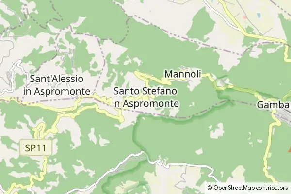 Mapa Santo Stefano in Aspromonte