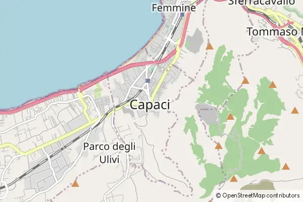 Mapa Capaci