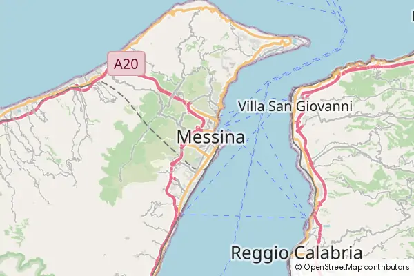 Mapa Mesyna