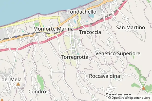 Mapa Torregrotta