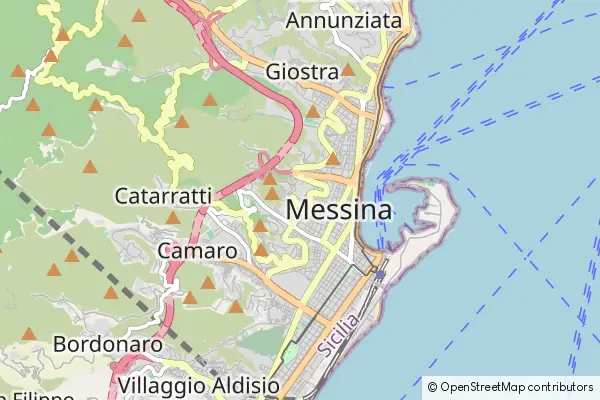 Mapa Scaletta Zanclea