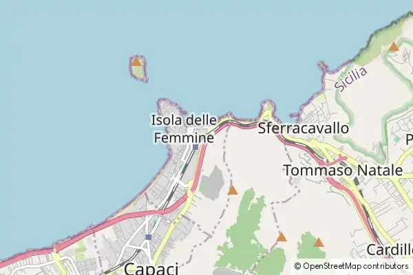 Mapa Isola delle Femmine