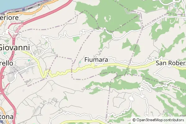 Mapa Fiumara