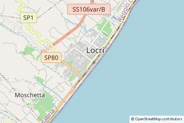 Mapa Locri