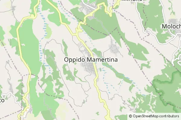 Mapa Oppido Mamertina