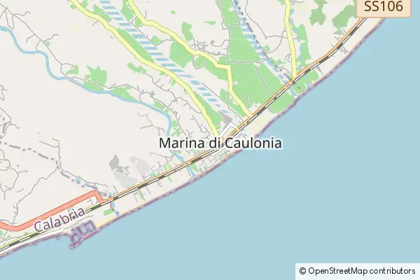 Mapa Marina di Caulonia