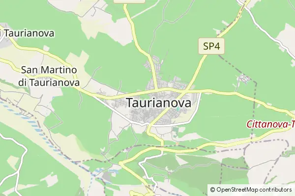 Mapa Taurianova